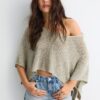 Pull basique en maille style cape