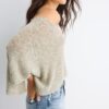 Pull basique en maille style cape