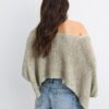 Pull basique en maille style cape
