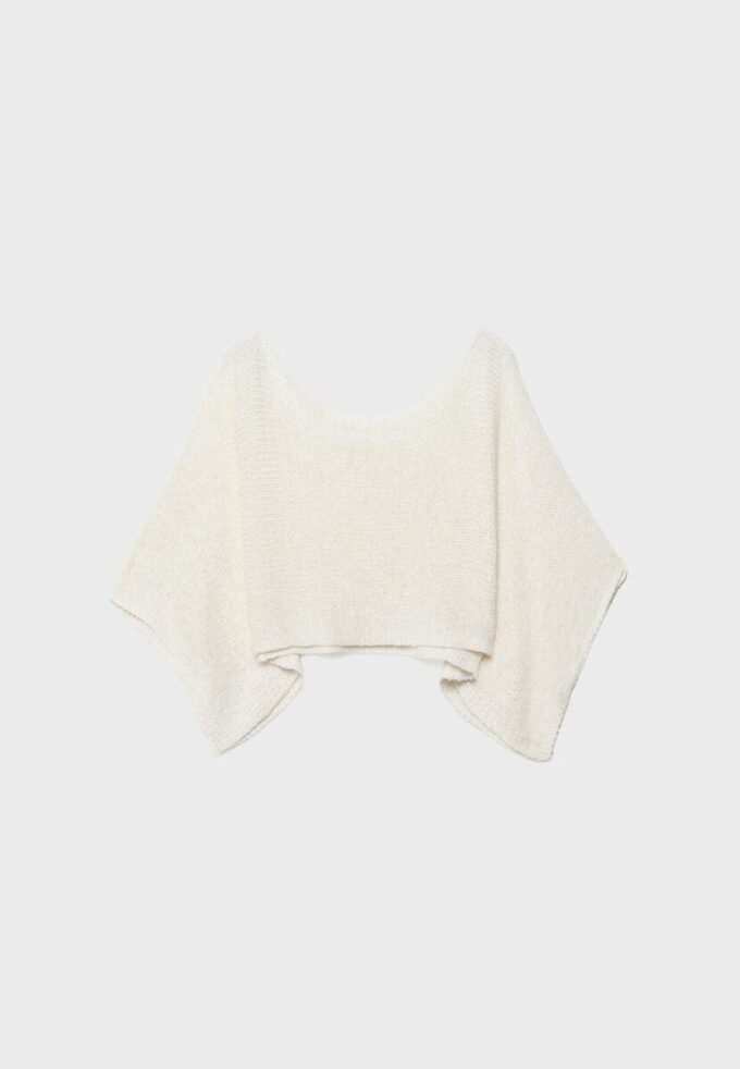 Pull basique en maille style cape