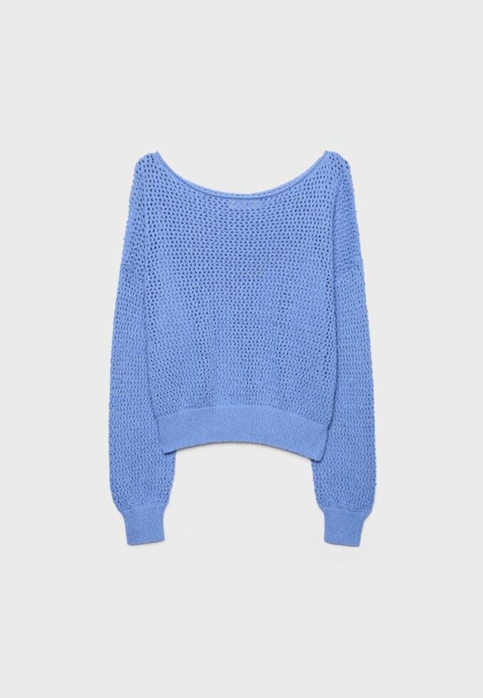 Pull à col bateau en maille Pull à col bateau en maille