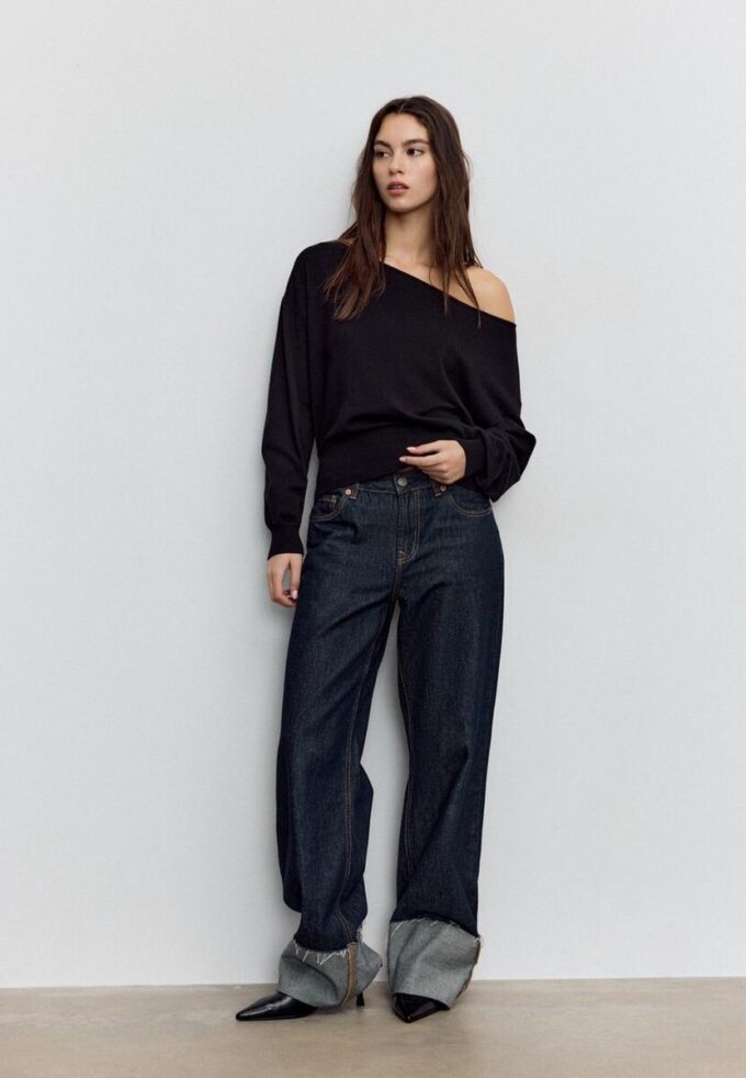 Pull en maille asymétrique Pull en maille asymétrique