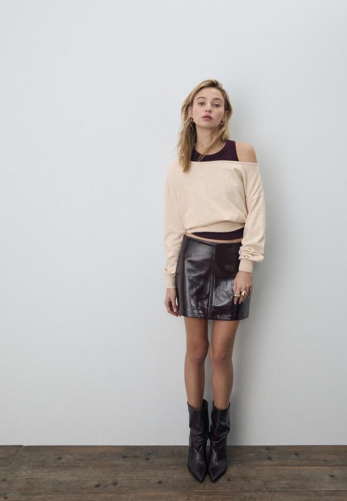 Pull en maille asymétrique Pull en maille asymétrique