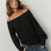 Pull en maille asymétrique