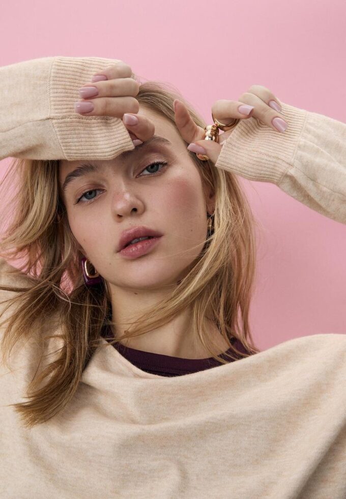 Pull en maille asymétrique Pull en maille asymétrique