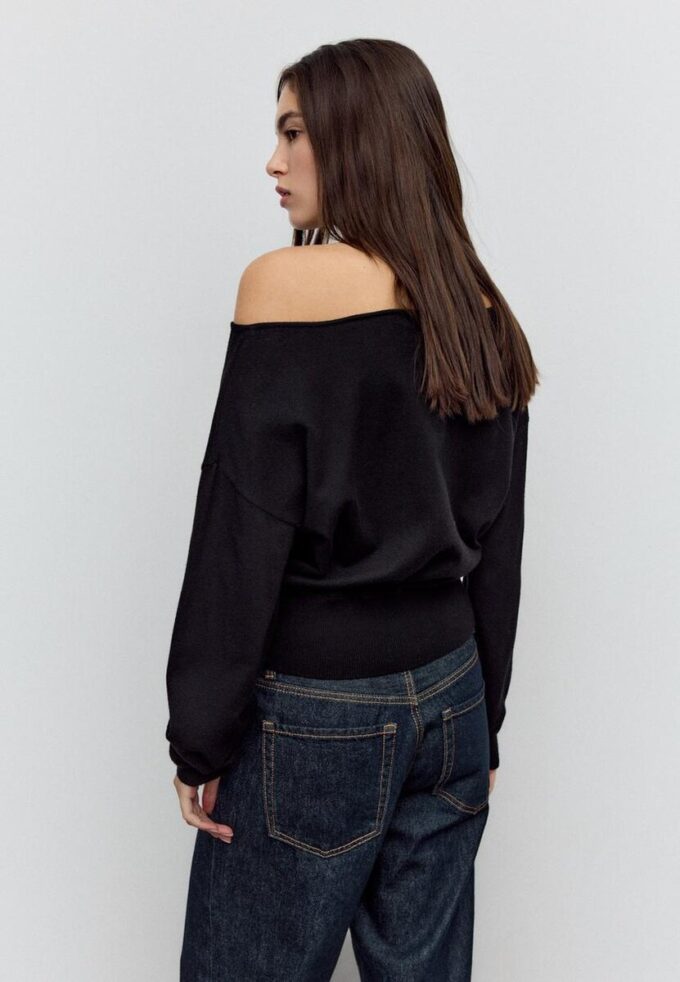 Pull en maille asymétrique Pull en maille asymétrique