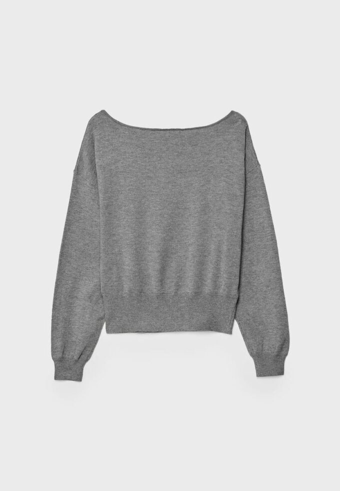 Pull en maille asymétrique