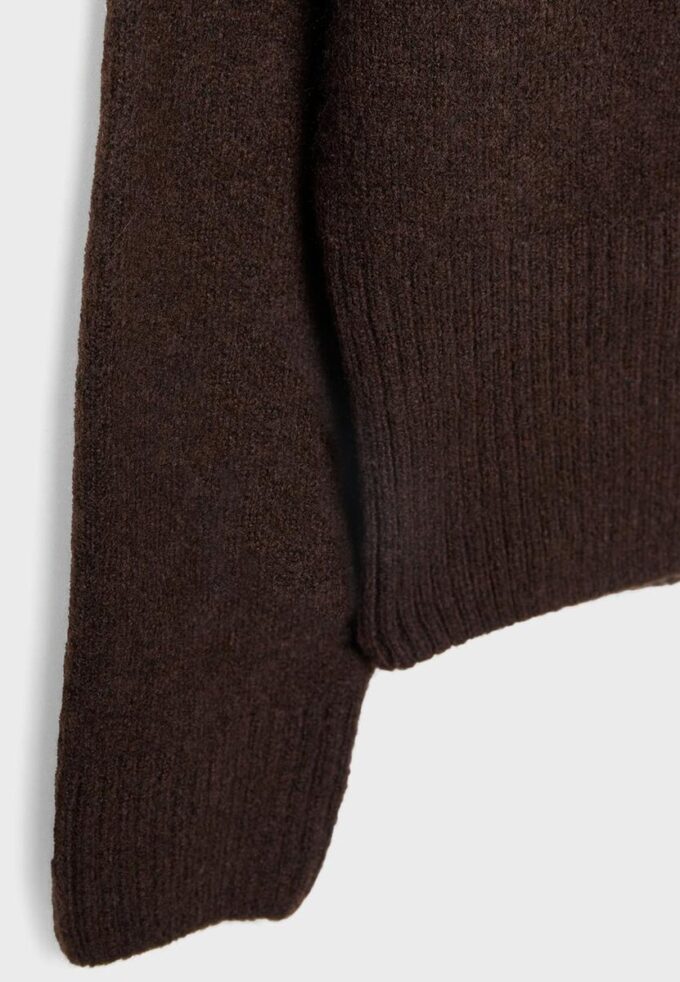 Pull en maille au toucher doux à col bateau Pull en maille au toucher doux à col bateau