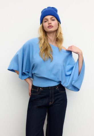 Pull en maille à manches larges