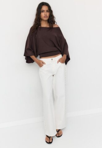 Pull en maille à manches larges