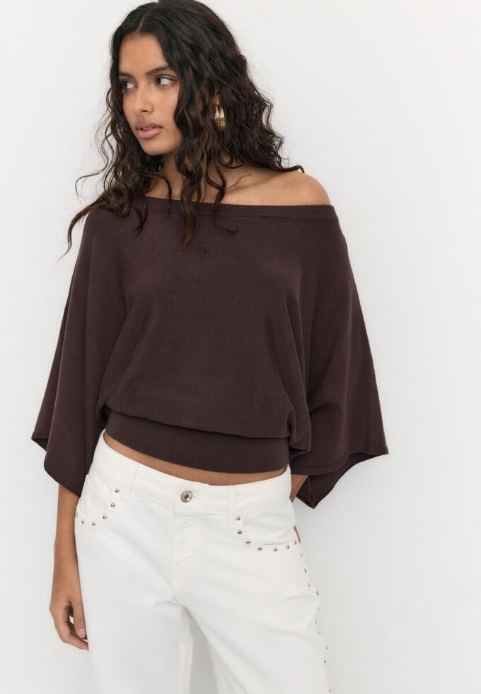 Pull en maille à manches larges Pull en maille à manches larges