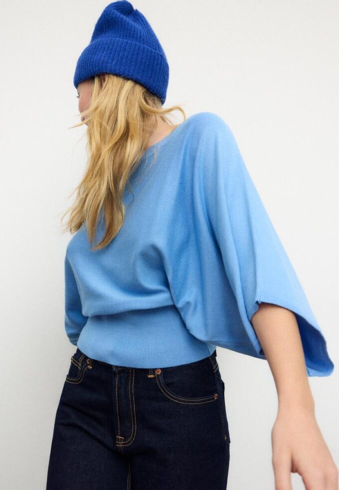 Pull en maille à manches larges