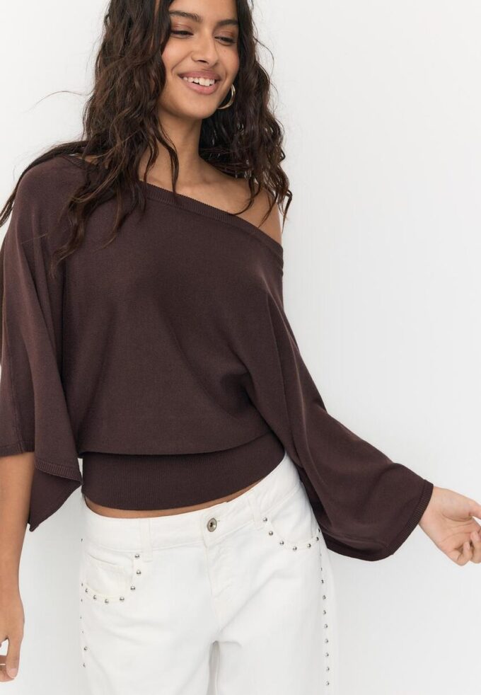 Pull en maille à manches larges Pull en maille à manches larges