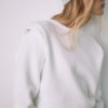 Pull en maille à épaules rembourrées
