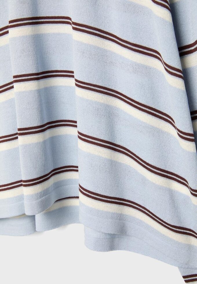 Pull rayé en maille fine