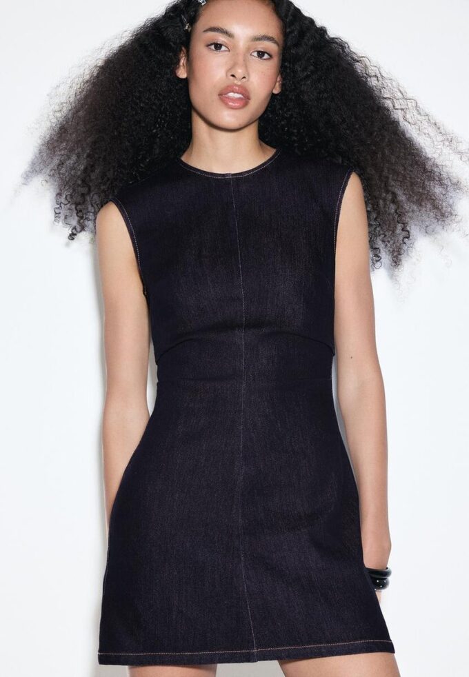 Robe courte en jean Robe courte en jean