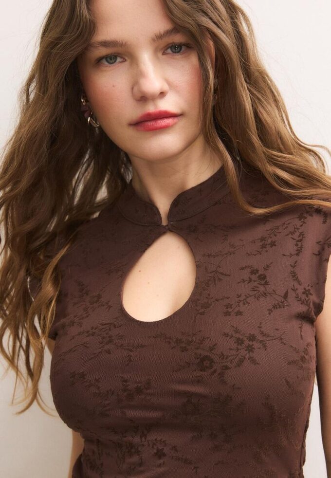 Robe courte style qipao Robe courte style qipao