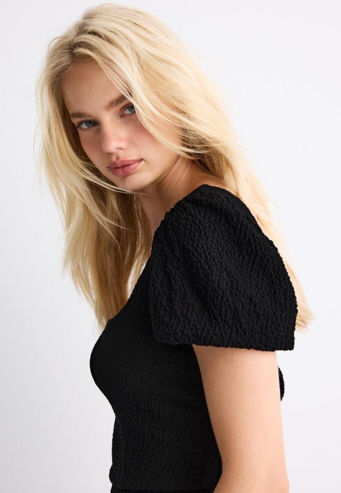 Robe longue ample avec dos croisé