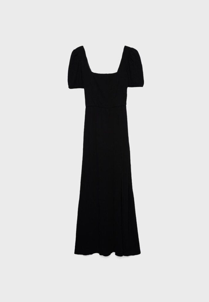 Robe longue ample avec dos croisé