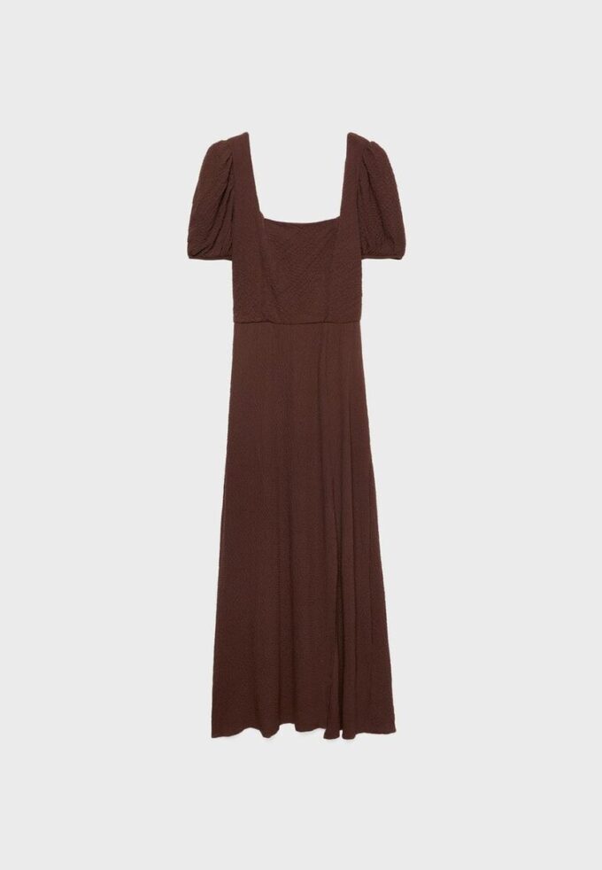 Robe longue ample avec dos croisé