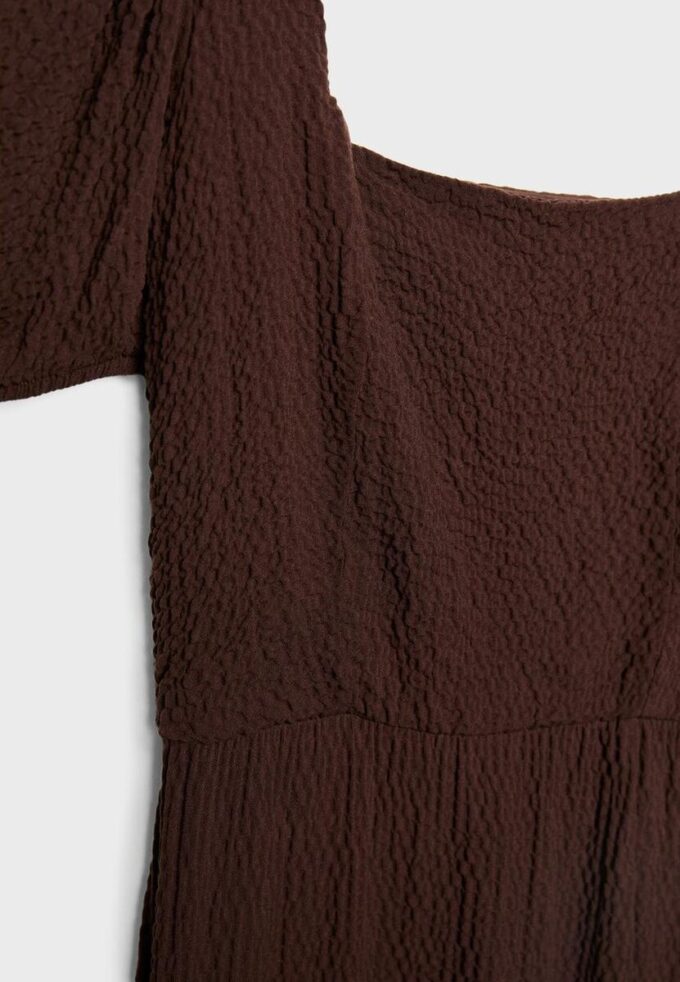 Robe longue ample avec dos croisé