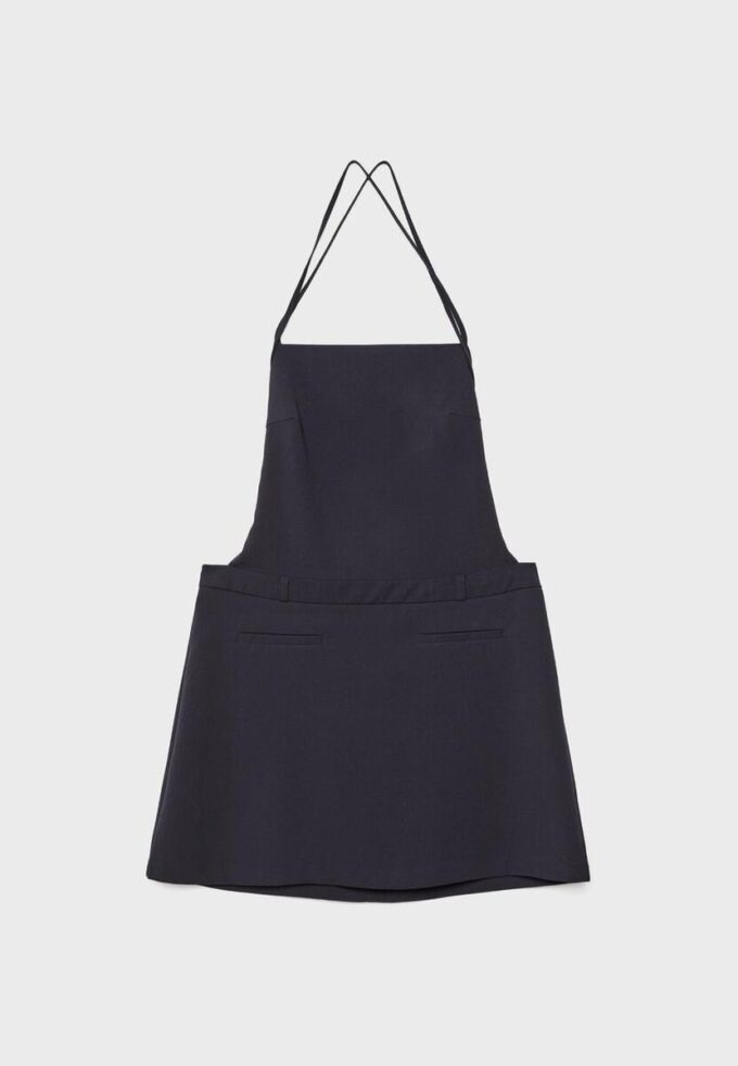 Robe-salopette courte