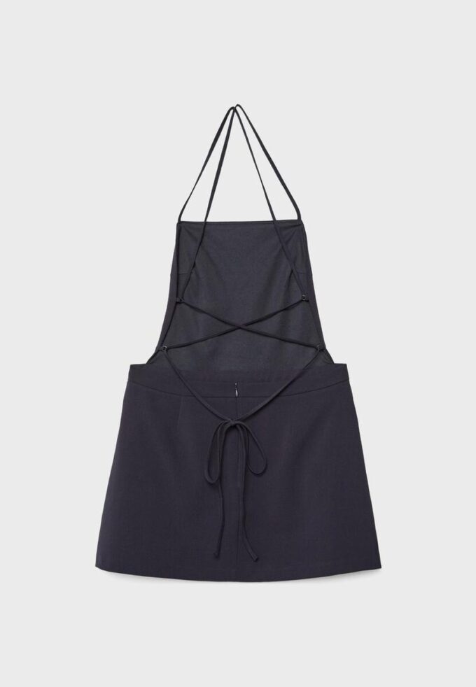 Robe-salopette courte