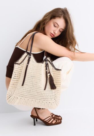 Sac à bandoulière au crochet