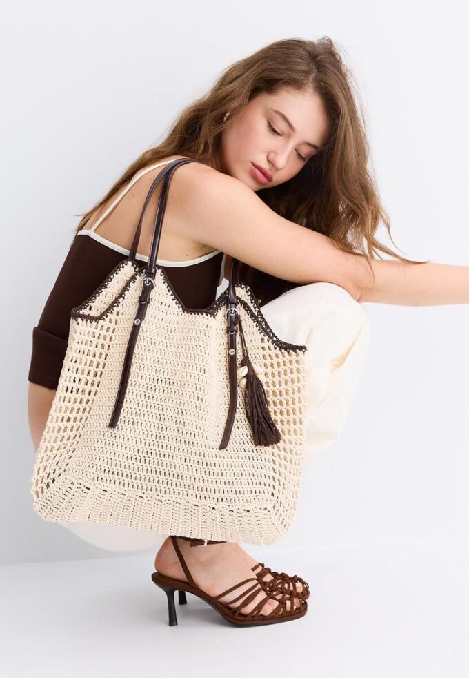 Sac à bandoulière au crochet Sac à bandoulière au crochet