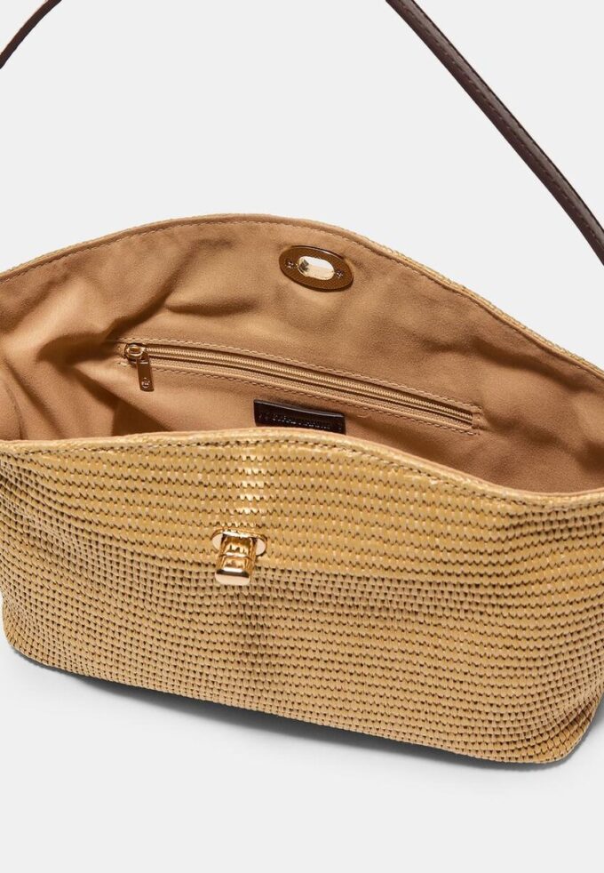 Sac à bandoulière au crochet avec fermeture métallique Sac à bandoulière au crochet avec fermeture métallique