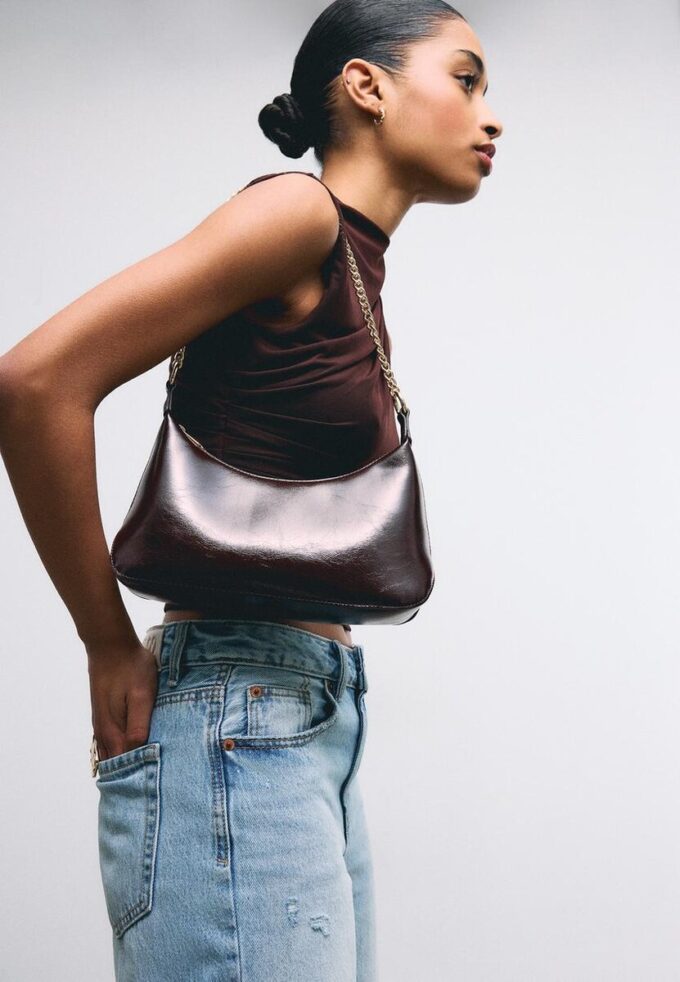 Sac à bandoulière avec chaînes