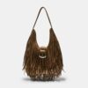 Sac à bandoulière avec franges et boucle Sac à bandoulière avec franges et boucle