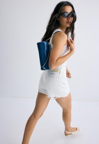 Sac à bandoulière avec poignée en chaîne