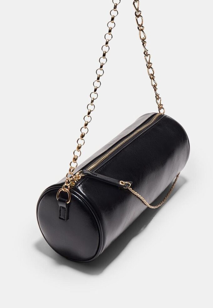 Sac à bandoulière avec poignée en chaîne Sac à bandoulière avec poignée en chaîne