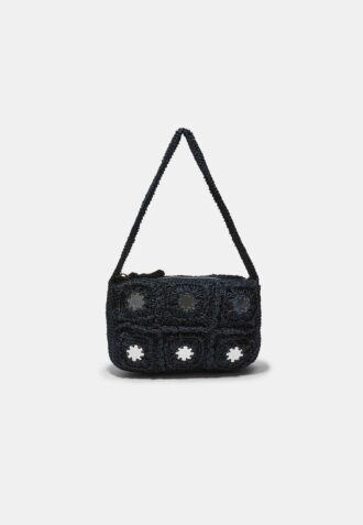 Sac à bandoulière en crochet avec miroirs