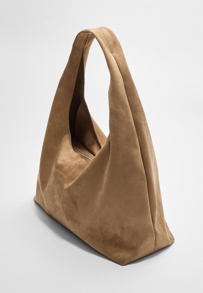 Sac à bandoulière en simili-suède