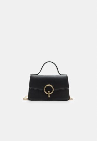 Sac à bandoulière à fermoir rond