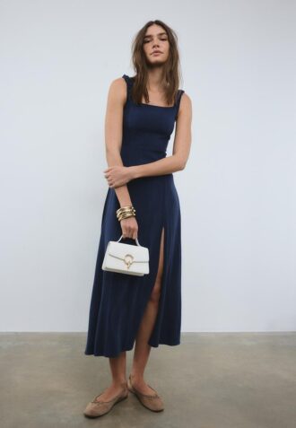 Sac à bandoulière à fermoir rond