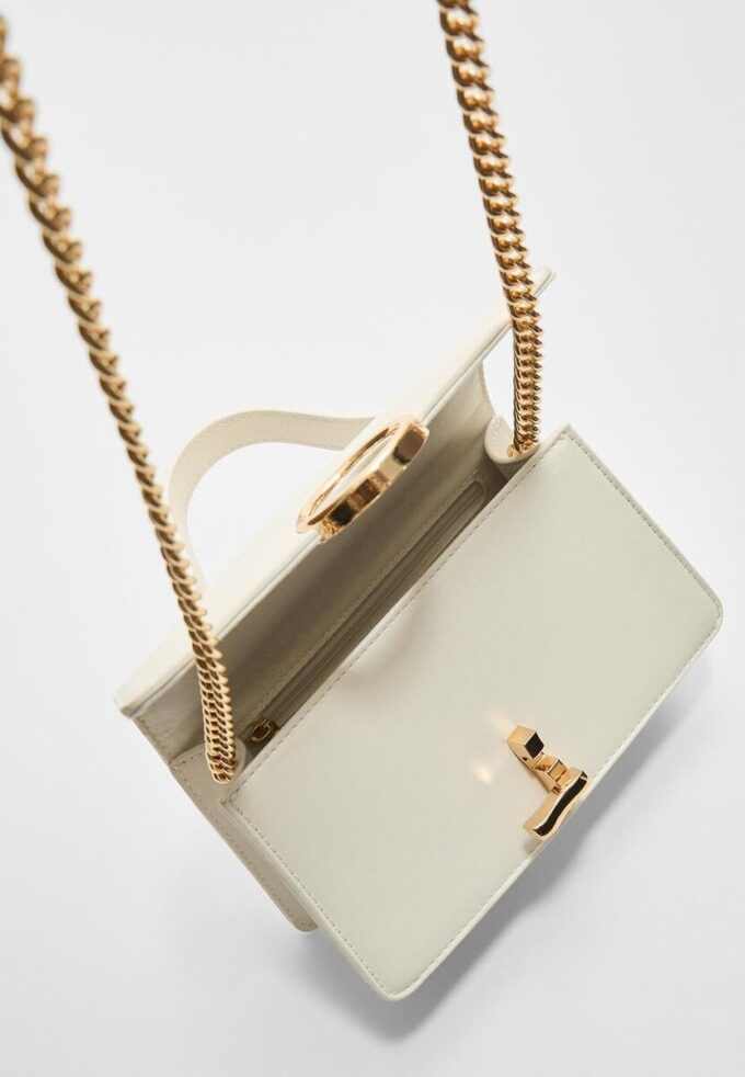 Sac à bandoulière à fermoir rond Sac à bandoulière à fermoir rond