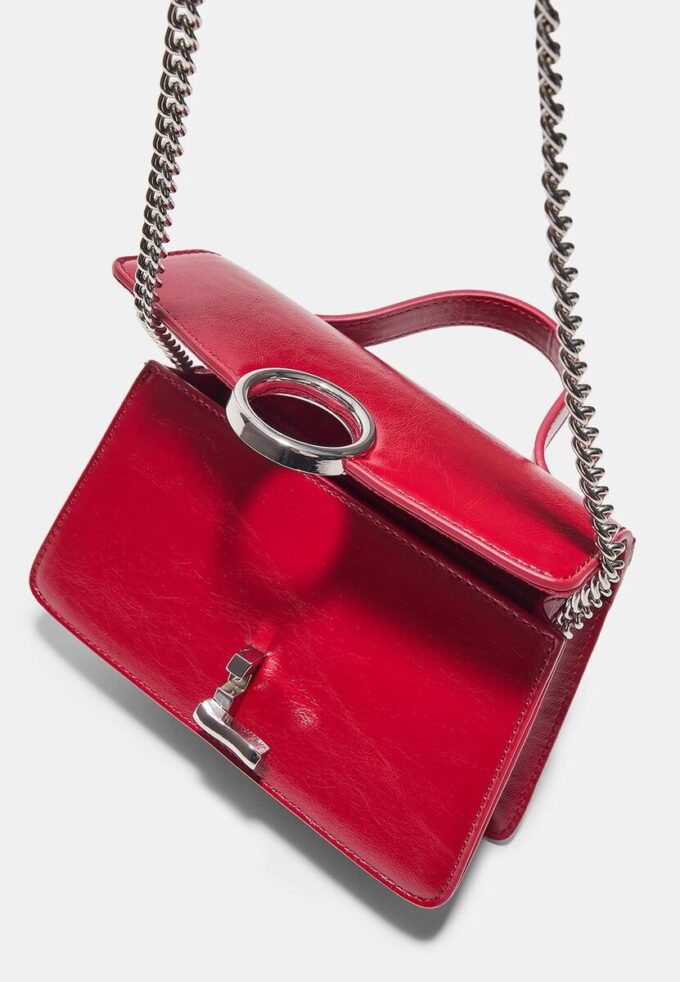 Sac à bandoulière à fermoir rond Sac à bandoulière à fermoir rond