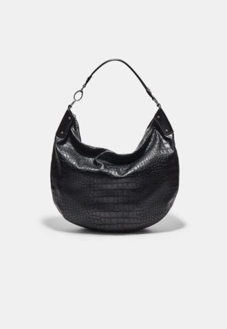 Sac à bandoulière hobo imitation crocodile