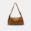 Sac à bandoulière plat clouté, 100 % Cuir Sac à bandoulière plat clouté, 100 % Cuir