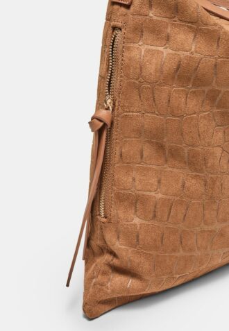 Sac à bandoulière Toucher doux avec fermetures éclair