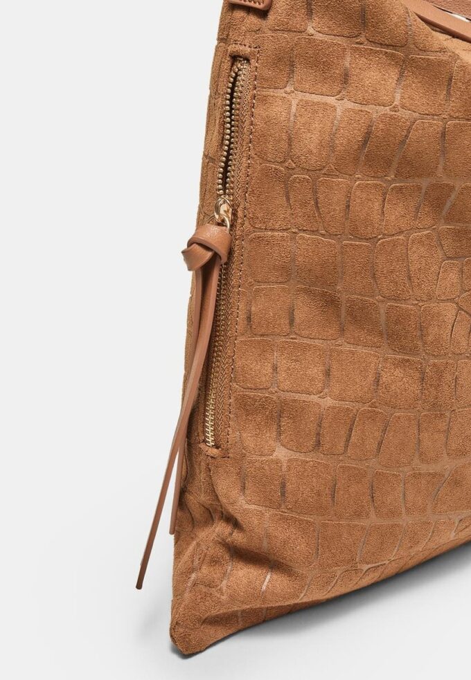 Sac à bandoulière Toucher doux avec fermetures éclair Sac à bandoulière Toucher doux avec fermetures éclair