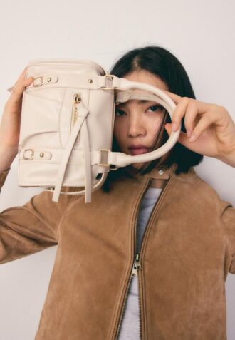 Sac bowling à bandoulière zippé