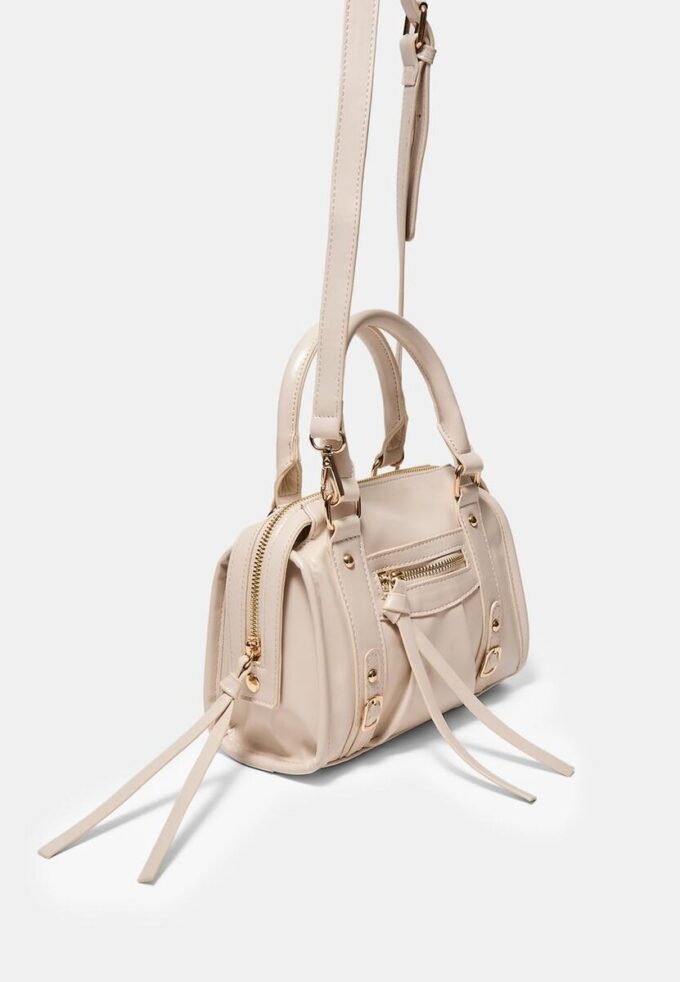 Sac bowling à bandoulière zippé