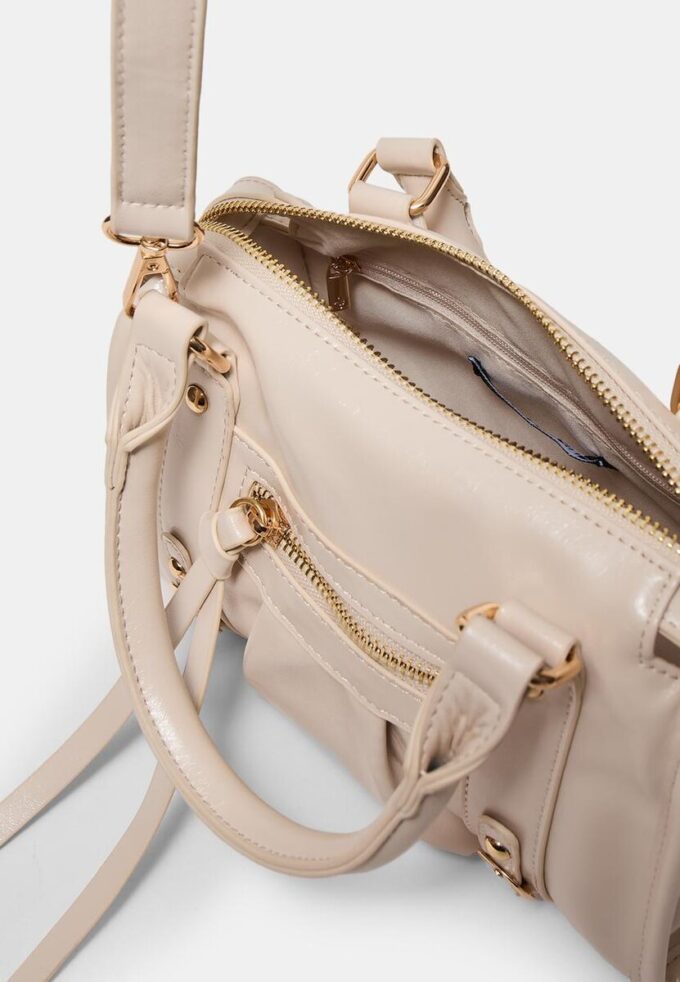 Sac bowling à bandoulière zippé