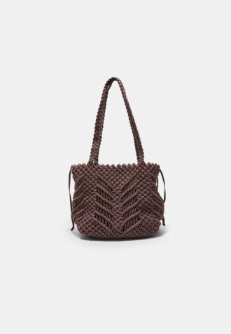 Sac cabas au crochet avec fil métallique