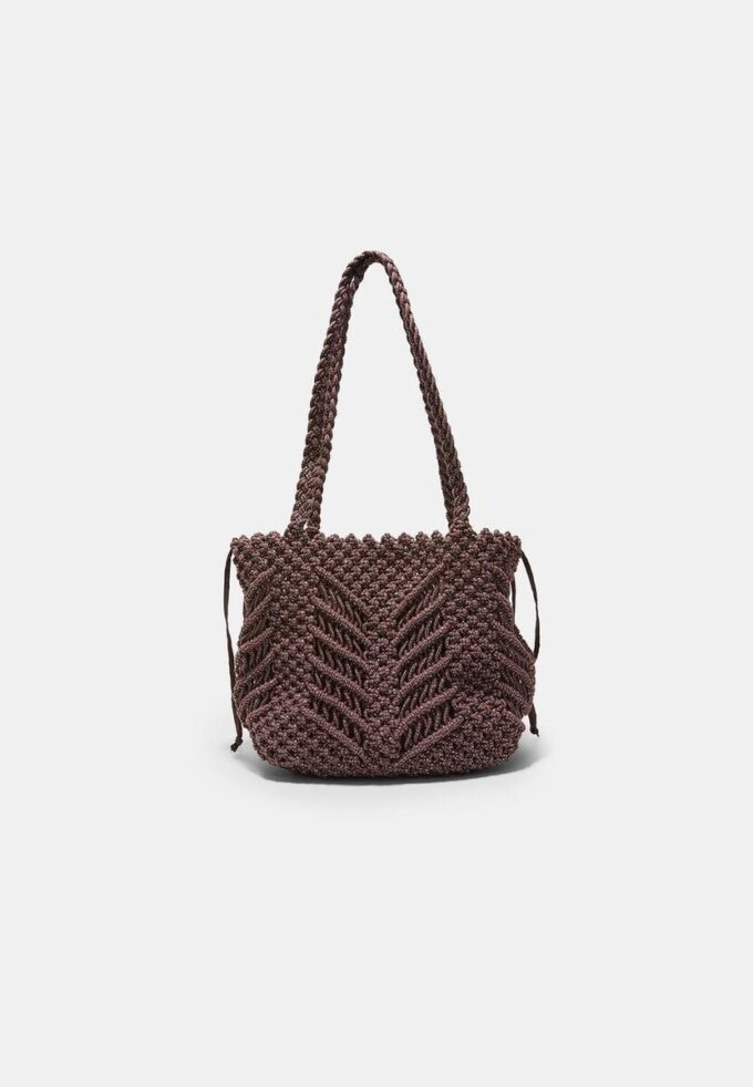 Sac cabas au crochet avec fil métallique Sac cabas au crochet avec fil métallique