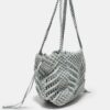 Sac cabas au crochet avec fil métallique Sac cabas au crochet avec fil métallique
